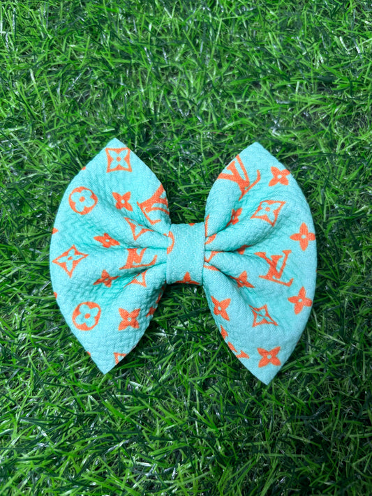 Teal With Orange